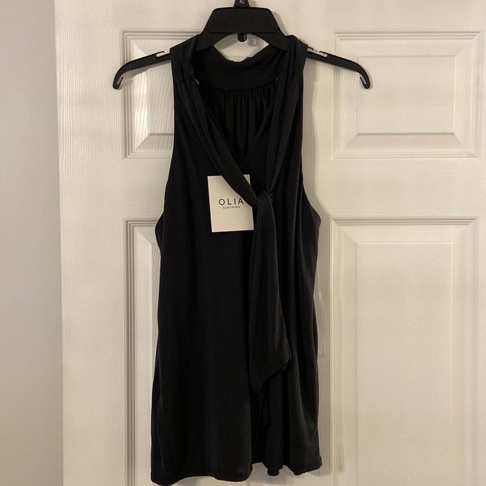 OLIA Clothing Jeezy Modal Blend Halter Tank size M length 25” bust 36”